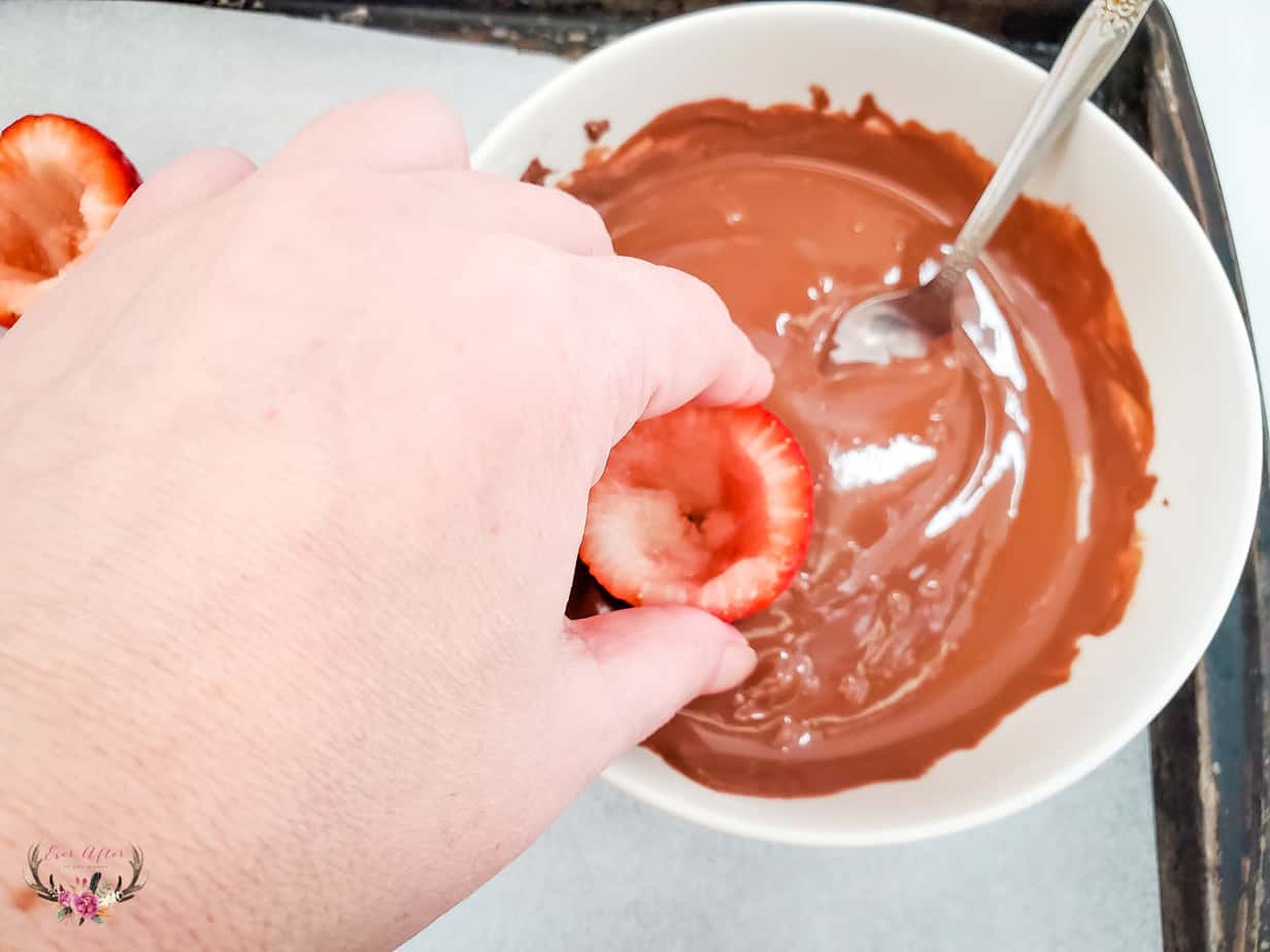 chocolate covered strawberry jello shot