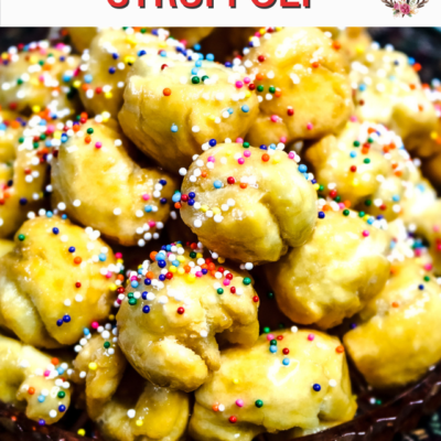 Italian struffoli