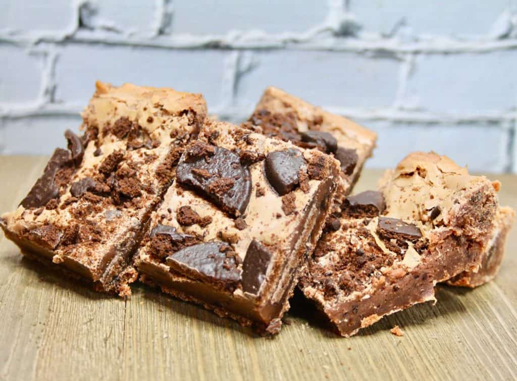 Thin Mint Chewy Fudge Brownies Ever After in the Woods