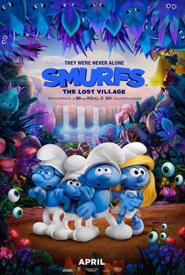 The Smurfs' Village | Smurf village, Smurfs, Birthday cake girls