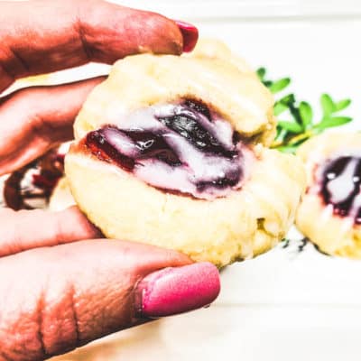 raspberry almond thumbprint cookie recipe