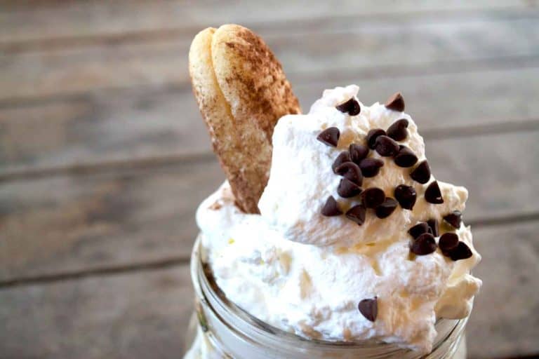Easy Tiramisu: served in individual mason jars