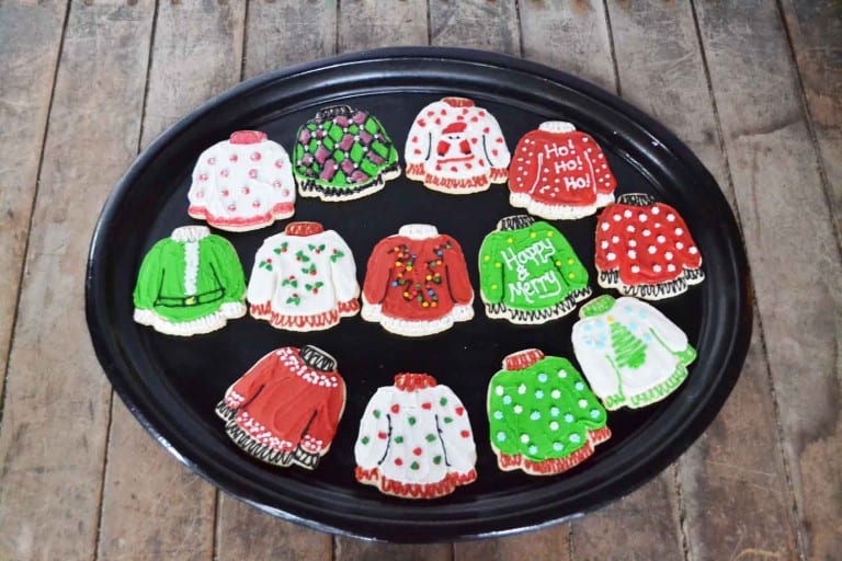 Ugly Sweater Christmas Cookies DIY