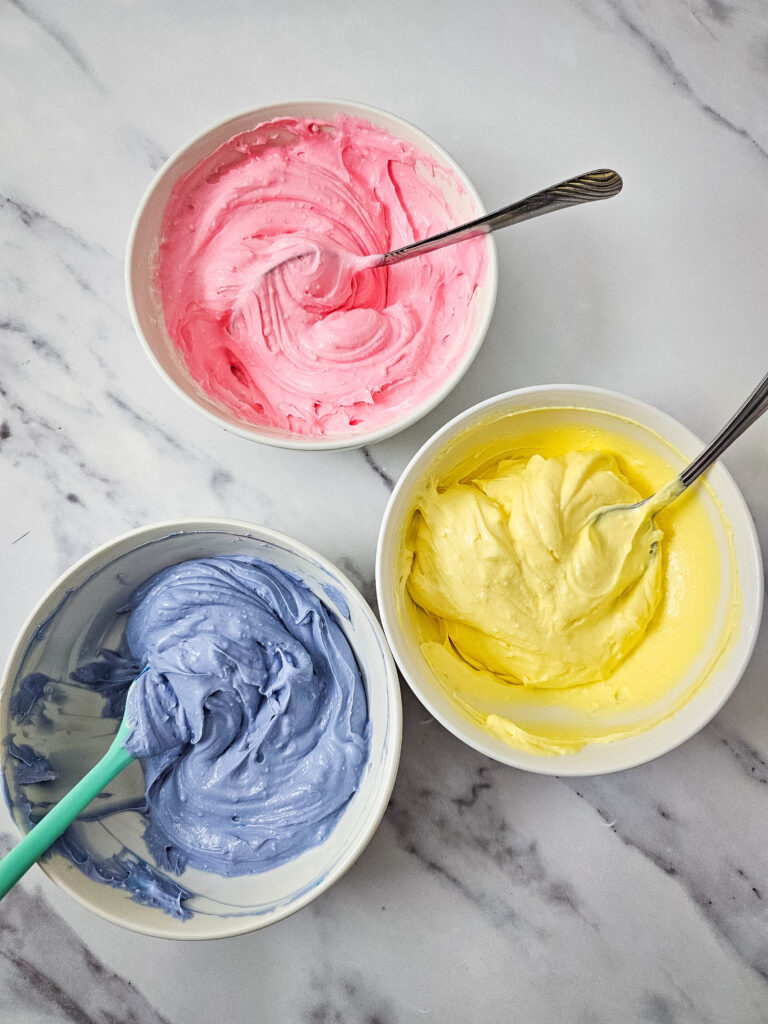 unicorn cheesecake bites