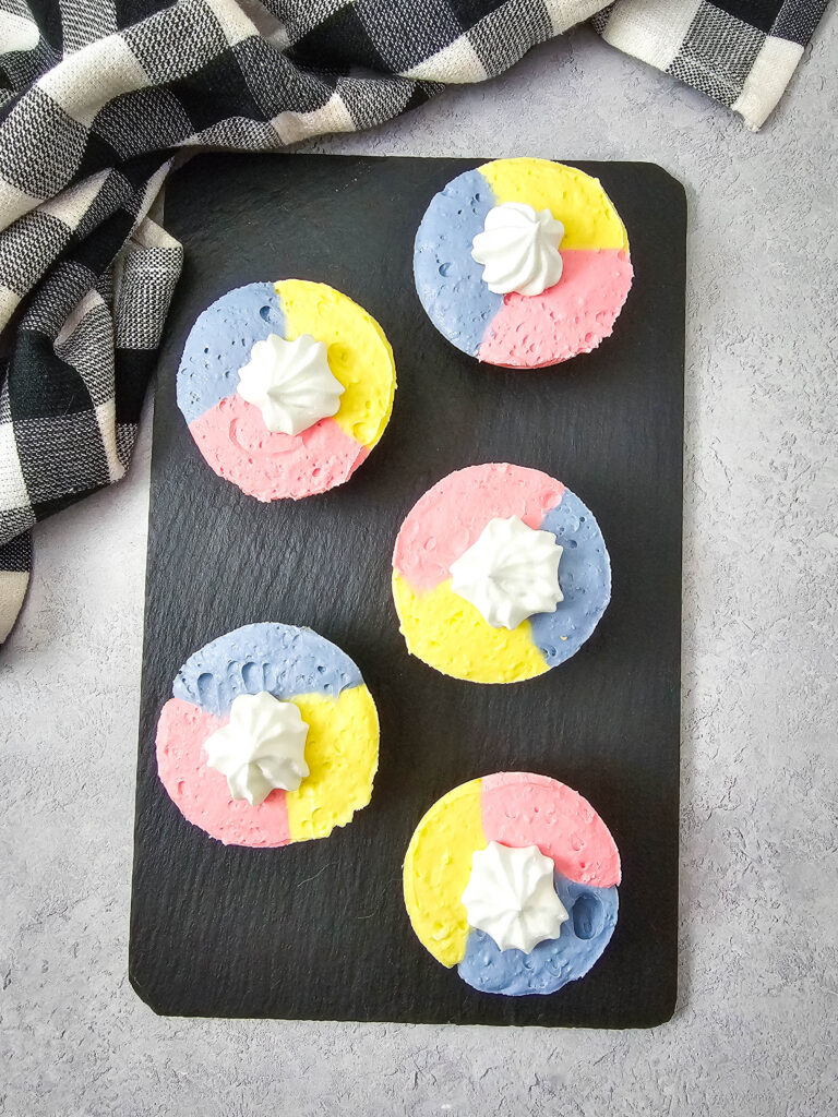 unicorn cheesecake bites
