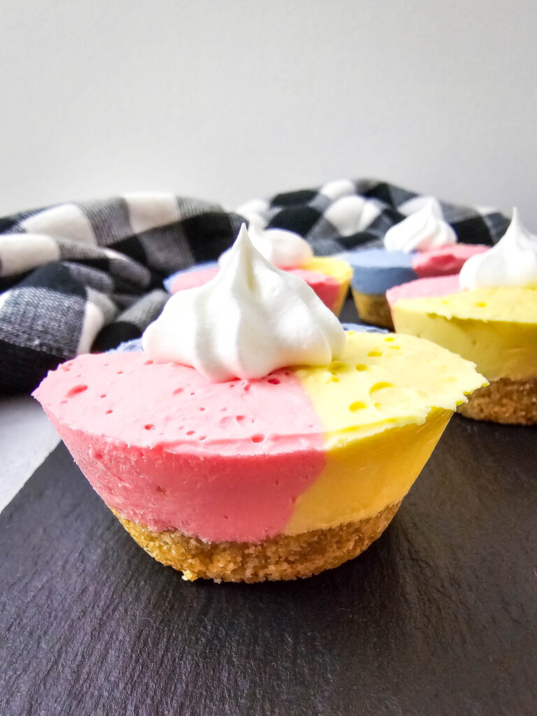 unicorn cheesecake bites