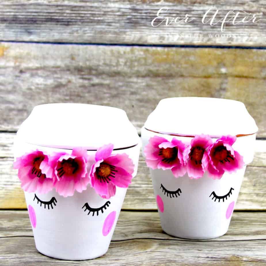 easy to make cute face planter