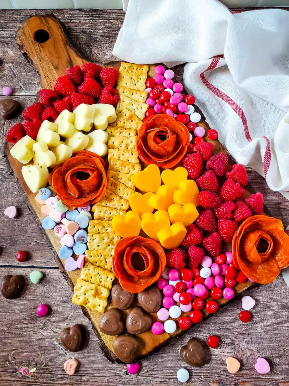 Easy Valentine's Day Charcuterie Board - Wow, It's Veggie?!