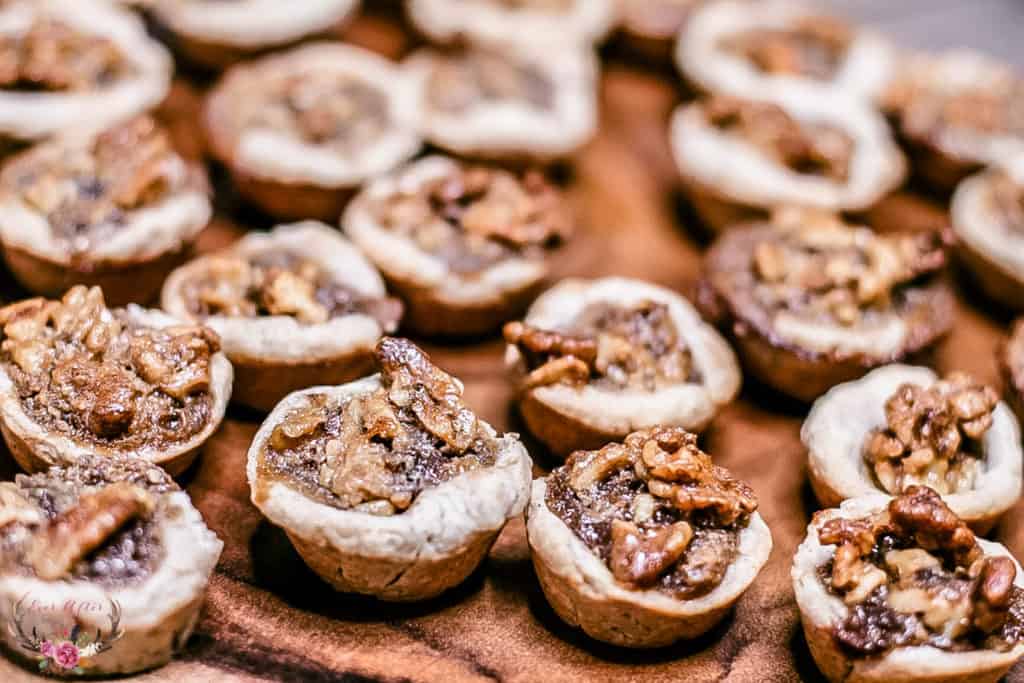 Brown Sugar Walnut Tart Cookies with cream cheese crust