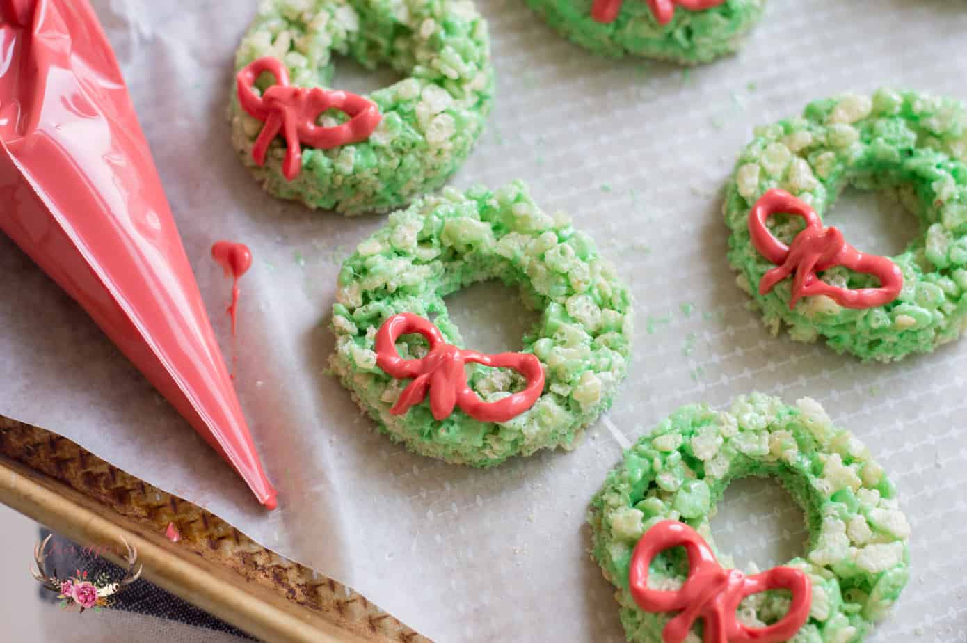 christmas wreath cookies
