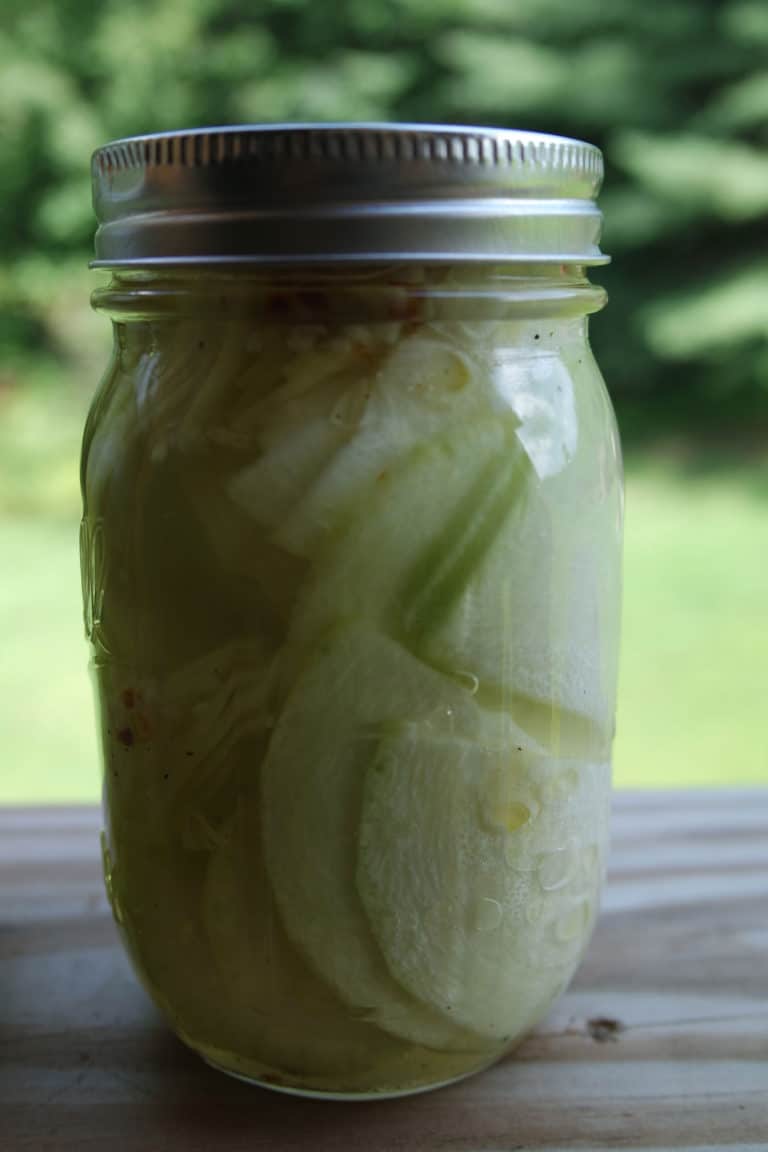 Refrigerator Zucchini Pickles